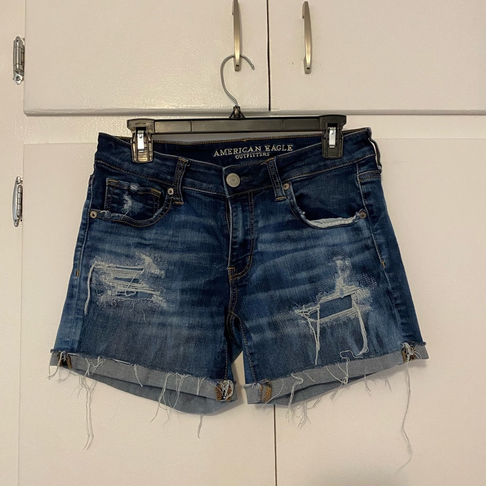American Eagle super stretch jean shorts